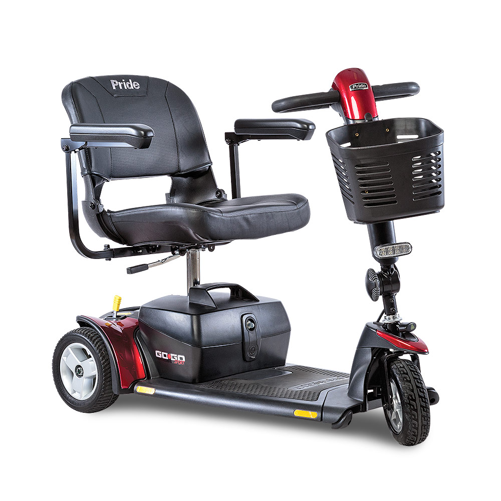 Go-Go Sport 3-Wheel mobility scooter at the Senior Mobility Thrift Store